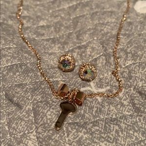 Earrings with necklace Betsey Johnson